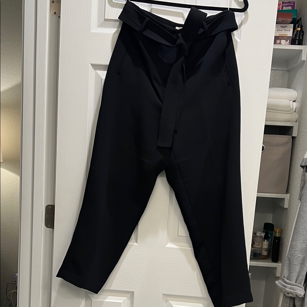 Wilfred Elegant Black Cropped Pants